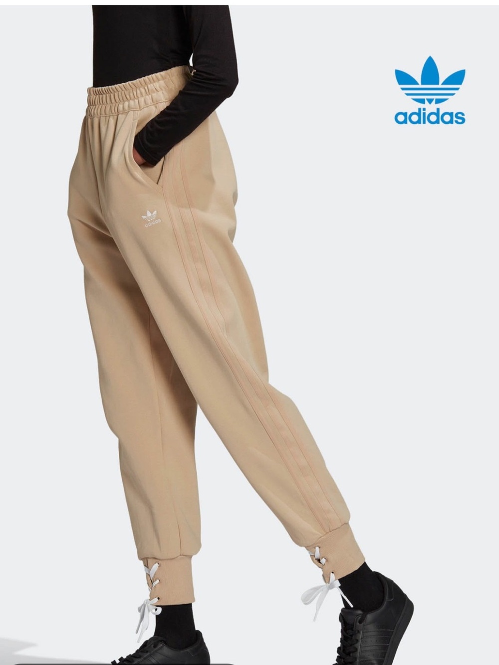 Adidas Originals Always Original Laced Cuff Sweatpants Magic Beige